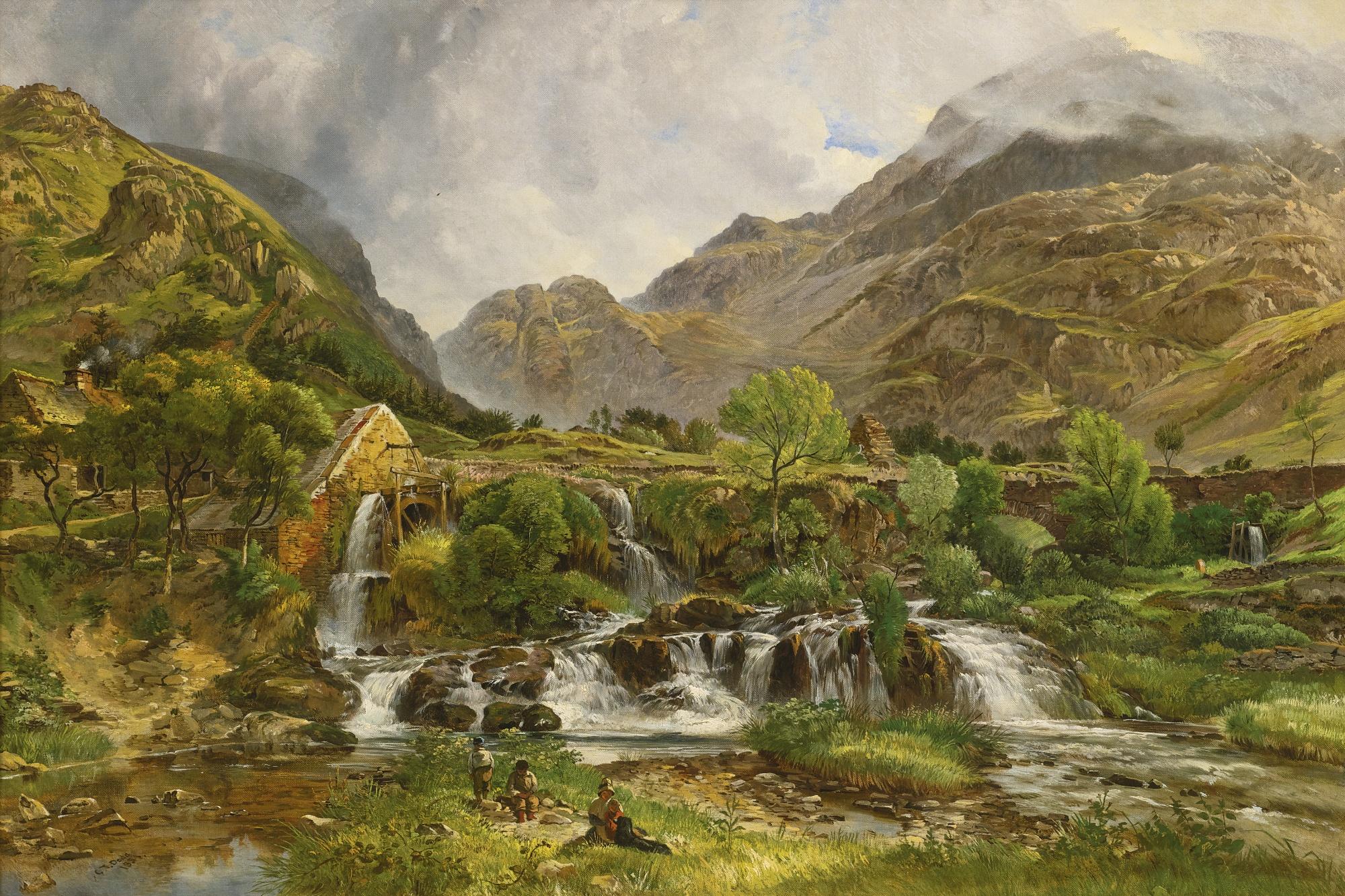 Charles Tattershall Dodd I - A Mill Stream In Wales
