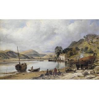 Charles Tattershall Dodd - Shipbuilding At Penmaepool, Merioneth