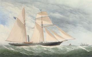 Charles Taylor, Jun. - A Steam Yacht of The Royal Thames Yacht Club In The Channel