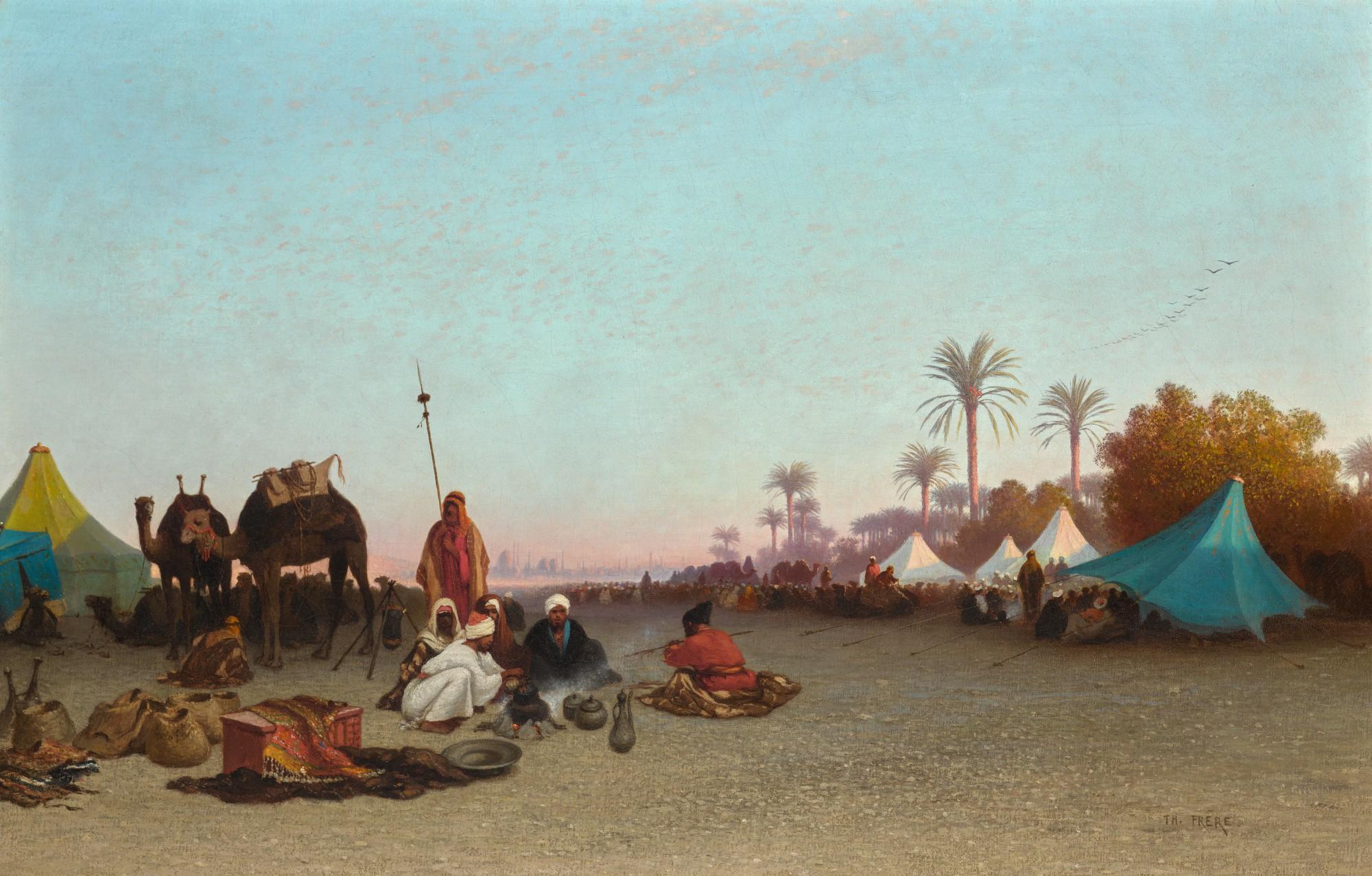 Charles Théodore Frère - Desert Encampment