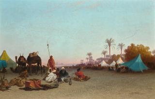 Charles Théodore Frère - Desert Encampment