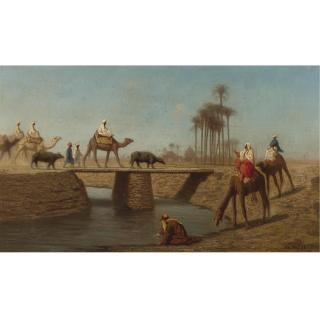 Charles-Théodore Frère - French A Bridge, High Egypt