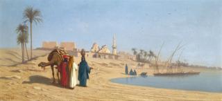 Charles Théodore Frère - French on The Banks Of The Nile