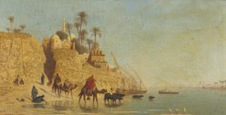 Charles Théodore Frère - Manfalout (Haute Egypte)