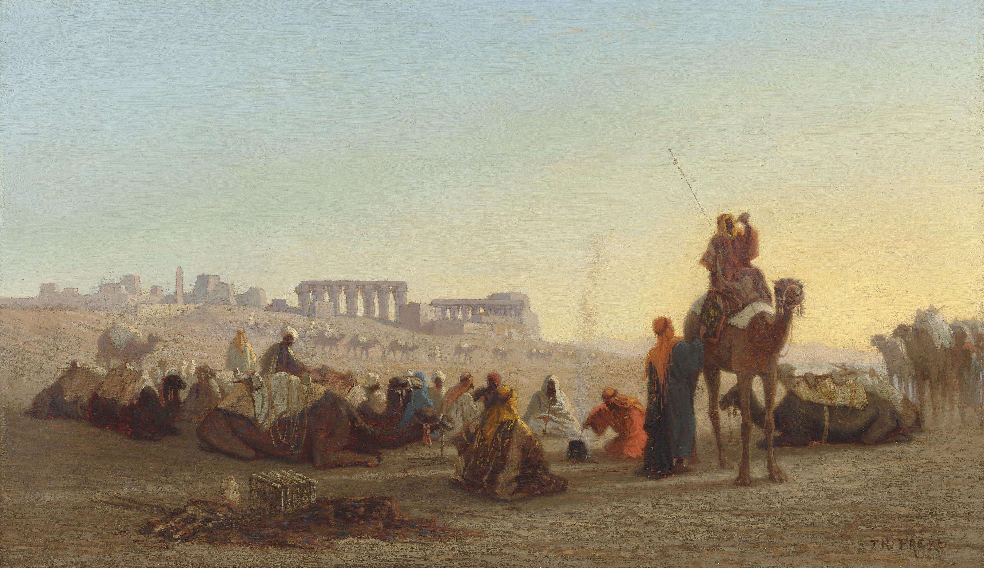 Charles Théodore Frère - Ruins of Luxor