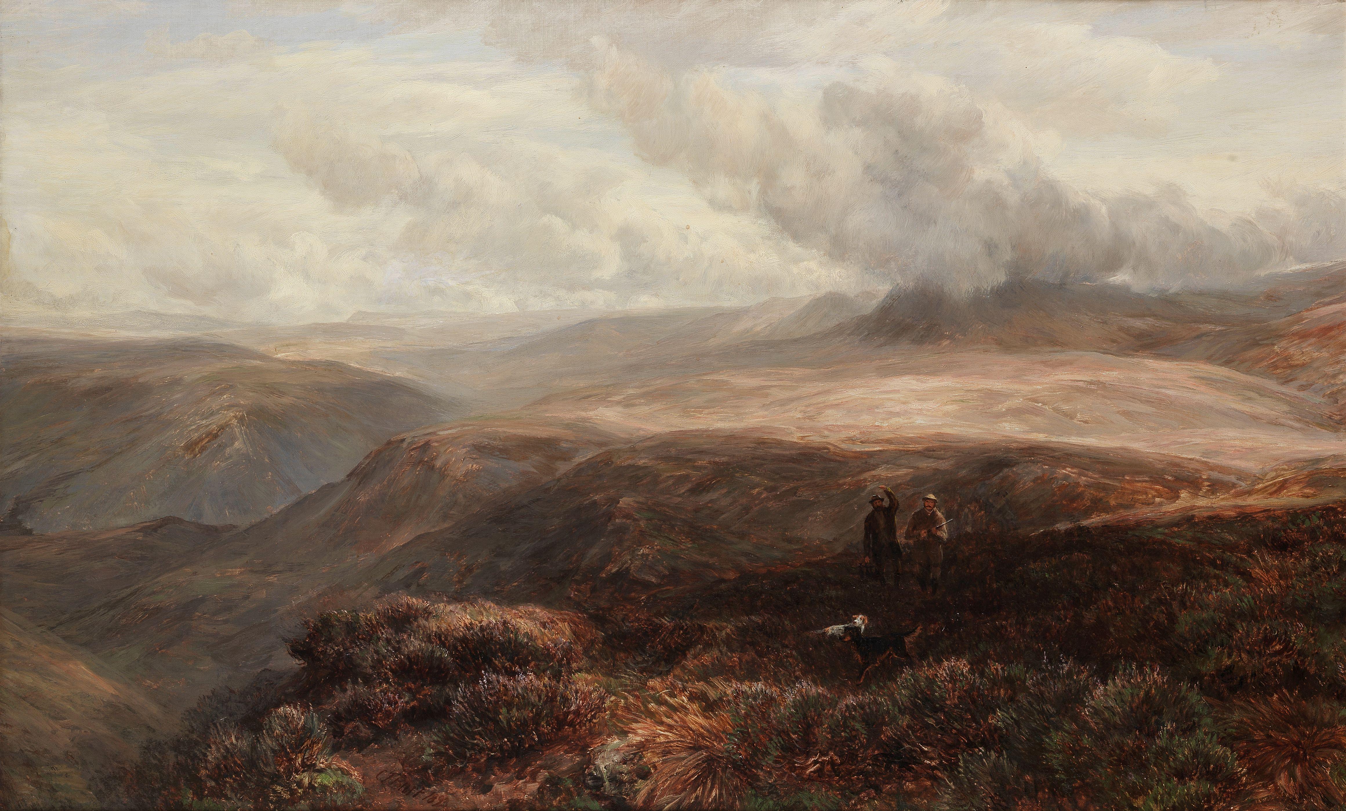 Charles Thomas Burt - On the moors