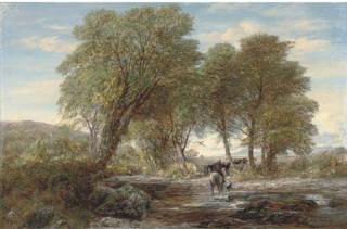 Charles Thomas Burt - The river crossing