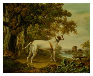 Charles Towne - An English Pointer In A Landscape
