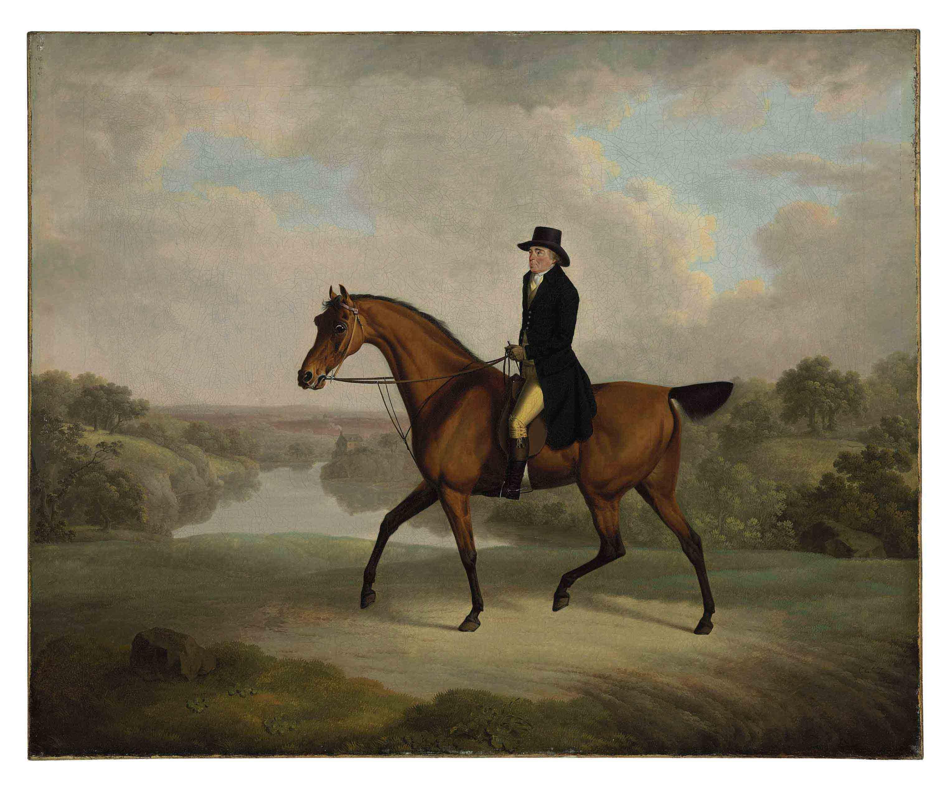 Charles Towne - William Yates, Esq. of Springfield on his favorite Roadster