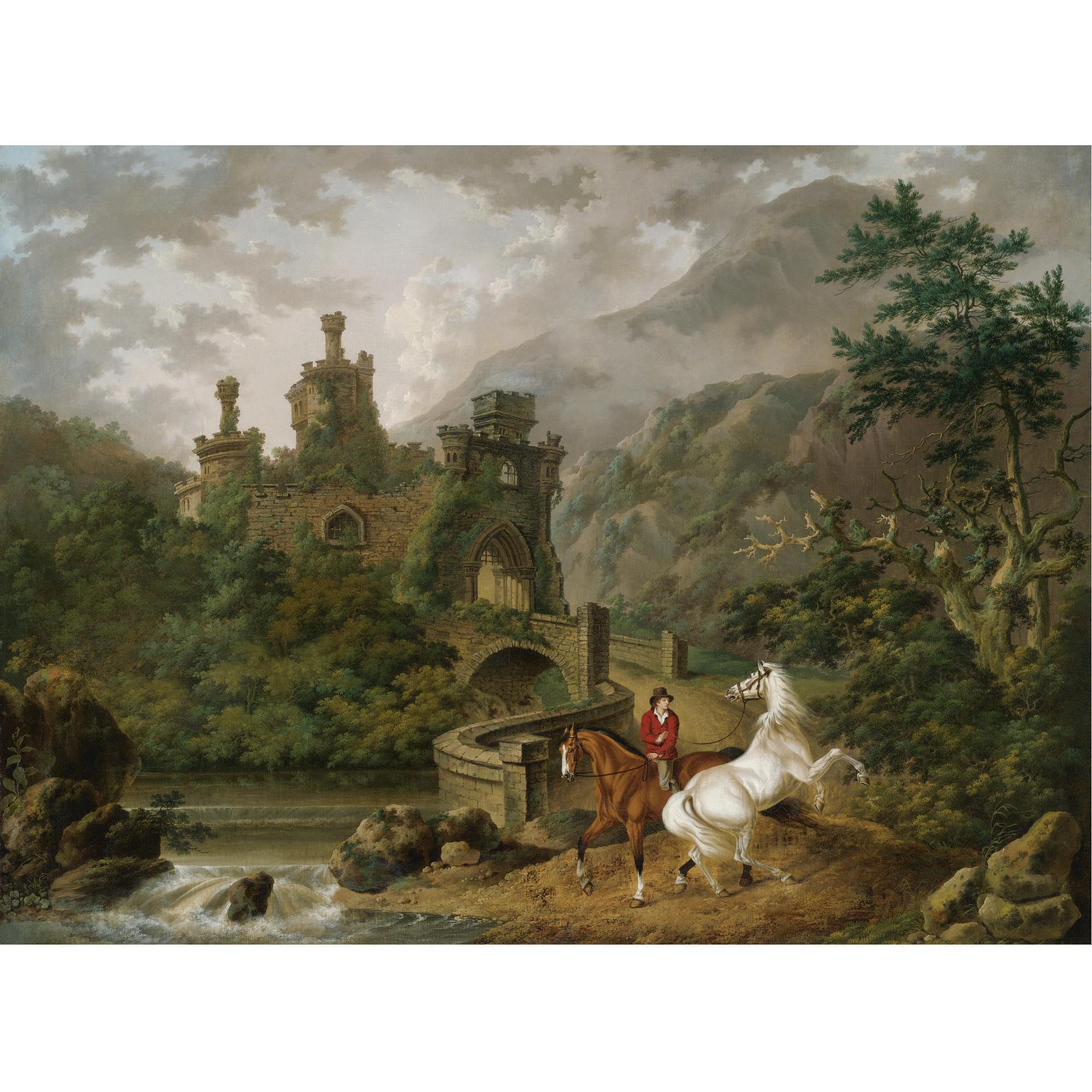 Charles Townley - British The Startled Stallion