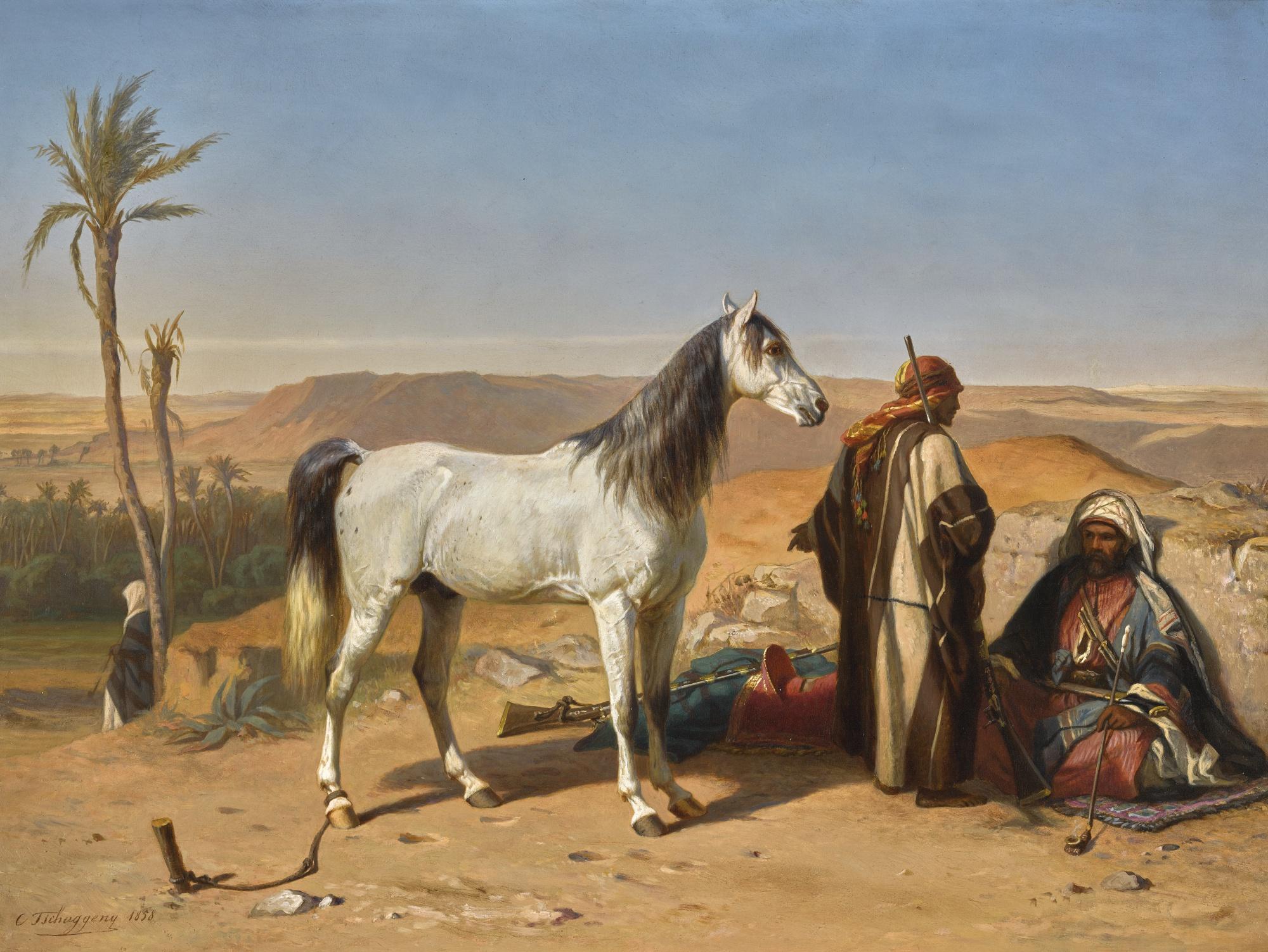 Charles Tschaggeny - Belgianan Arabian In The Desert