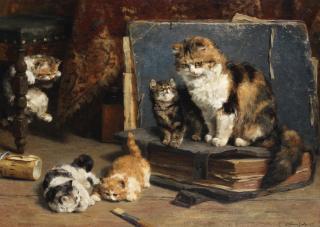 Charles Van den Eycken - Budding artists