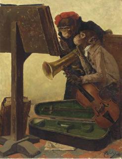 Charles Verlat - Musical monkeys