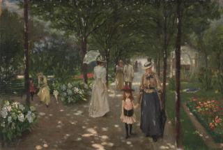 Charles Vetter - Im Englischen Garten in München.