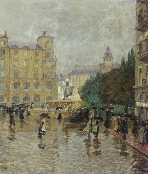 Charles Vetter - Regentag in München