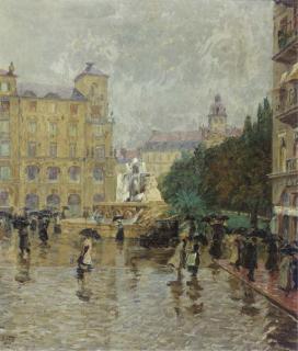 Charles Vetter - Regentag in München