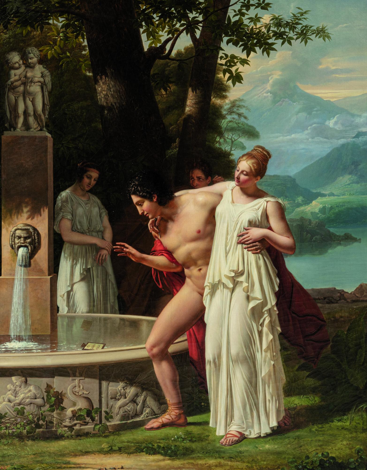 Charles Victoire Frederic Moench - The Acadine Fountain