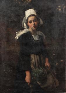 Charles Victor Thirion - A peasant girl