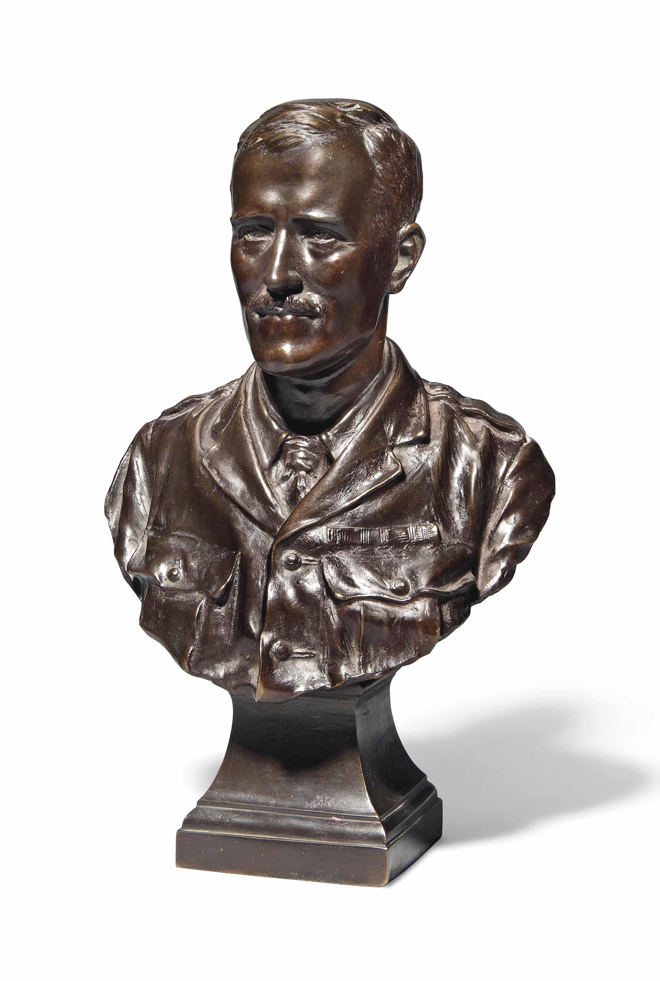 Charles Vyse, R.B.S. - Portrait bust of an army officer