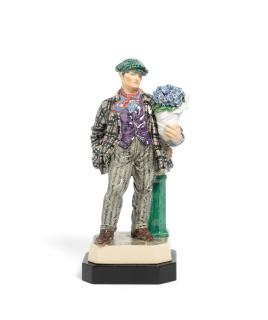 Charles Vyse - \'The Cinneraria Boy\': A Chelsea Pottery Model, introduced 1923