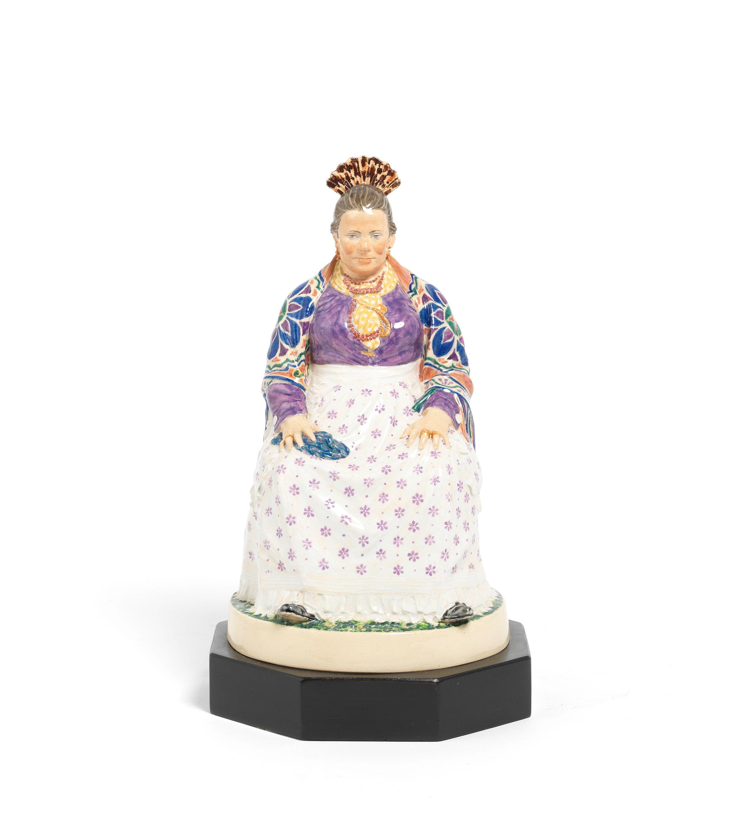 Charles Vyse - \'The Gypsy Queen\': A Chelsea Pottery Model, introduced in 1932