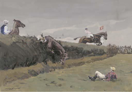 Charles Walter Simpson, R.I., R.O.I, - Aintree: Taking Valentines