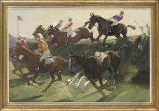 Charles Walter Simpson, R.I., R.O.I. - Becher\'s Brook