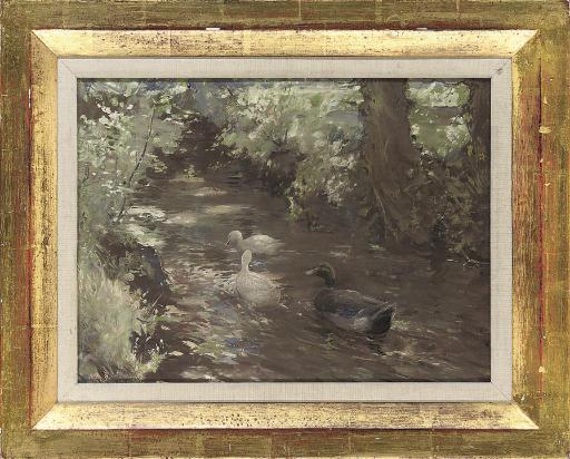 Charles Walter Simpson - Down the stream, summer