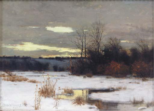 Charles Warren Eaton - A winter landscape