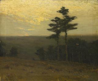 Charles Warren Eaton - Pines At Sunset