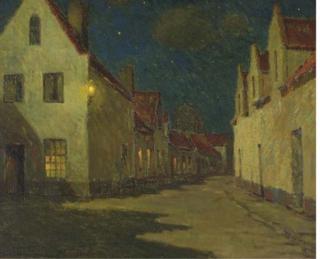 Charles Warren Eaton - Pines at Sunset