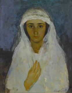 Charles Webster Hawthorne - Acampora (Girl Dressed For Communion)