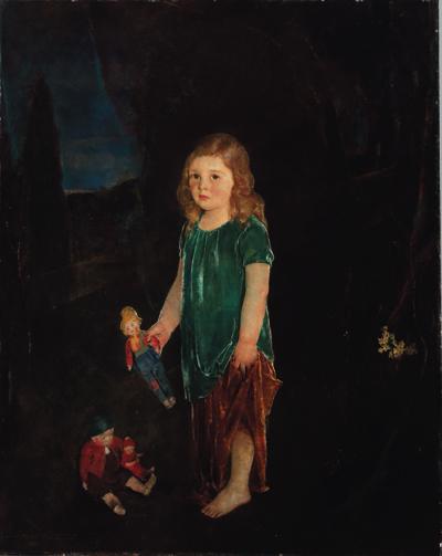 Charles Webster Hawthorne - Girl with Dolls