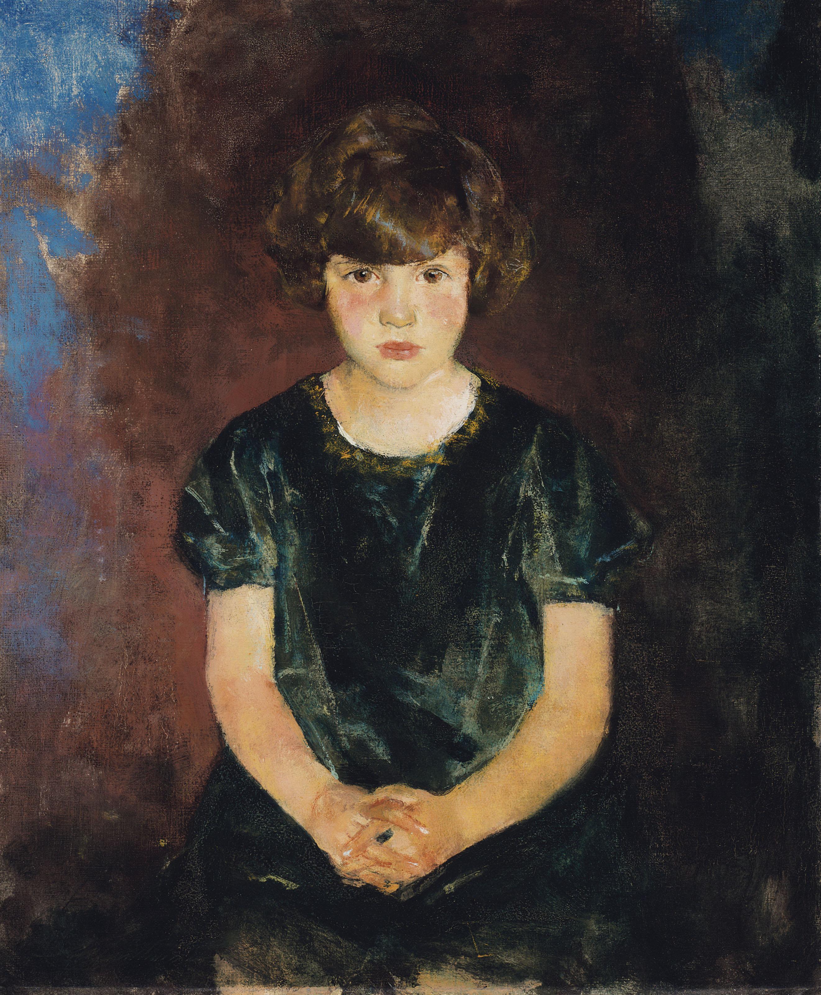 Charles Webster Hawthorne - Portrait of a Little Girl