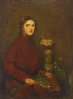Charles Webster Hawthorne - The Florist\'S Daughter
