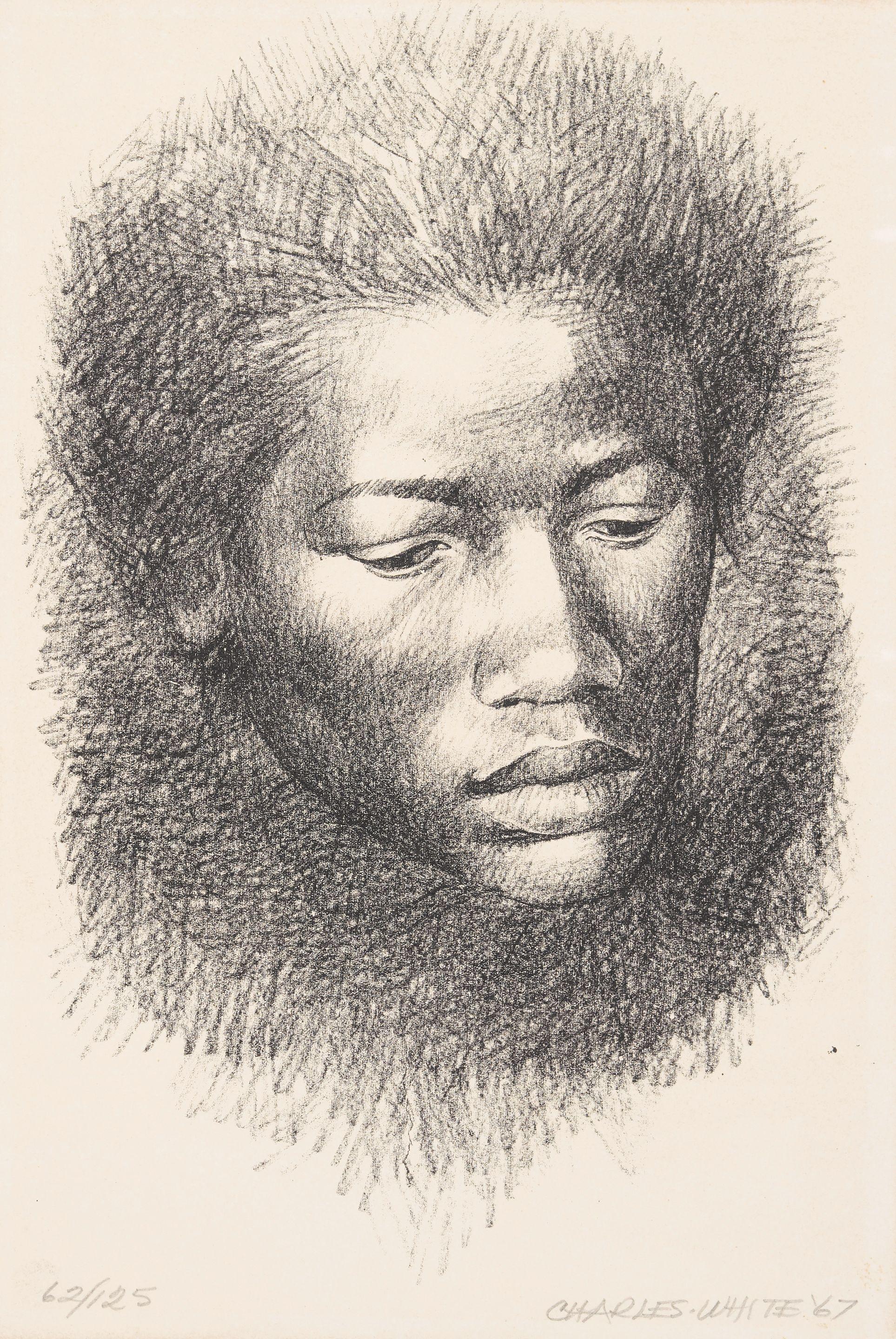 Charles Wilbert White - Young Woman (Head)