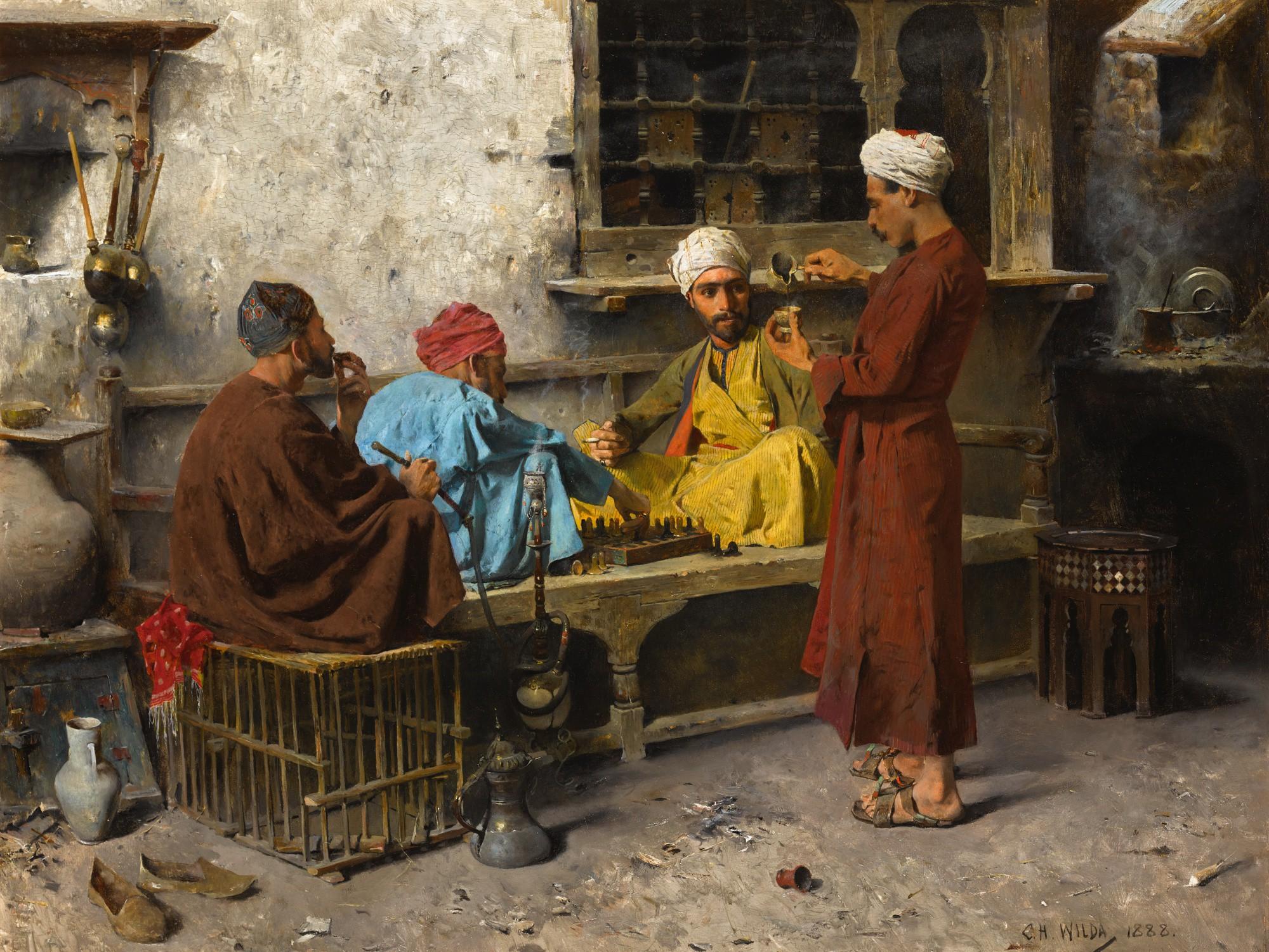 Charles Wilda - A Game Of Chess, Cairo