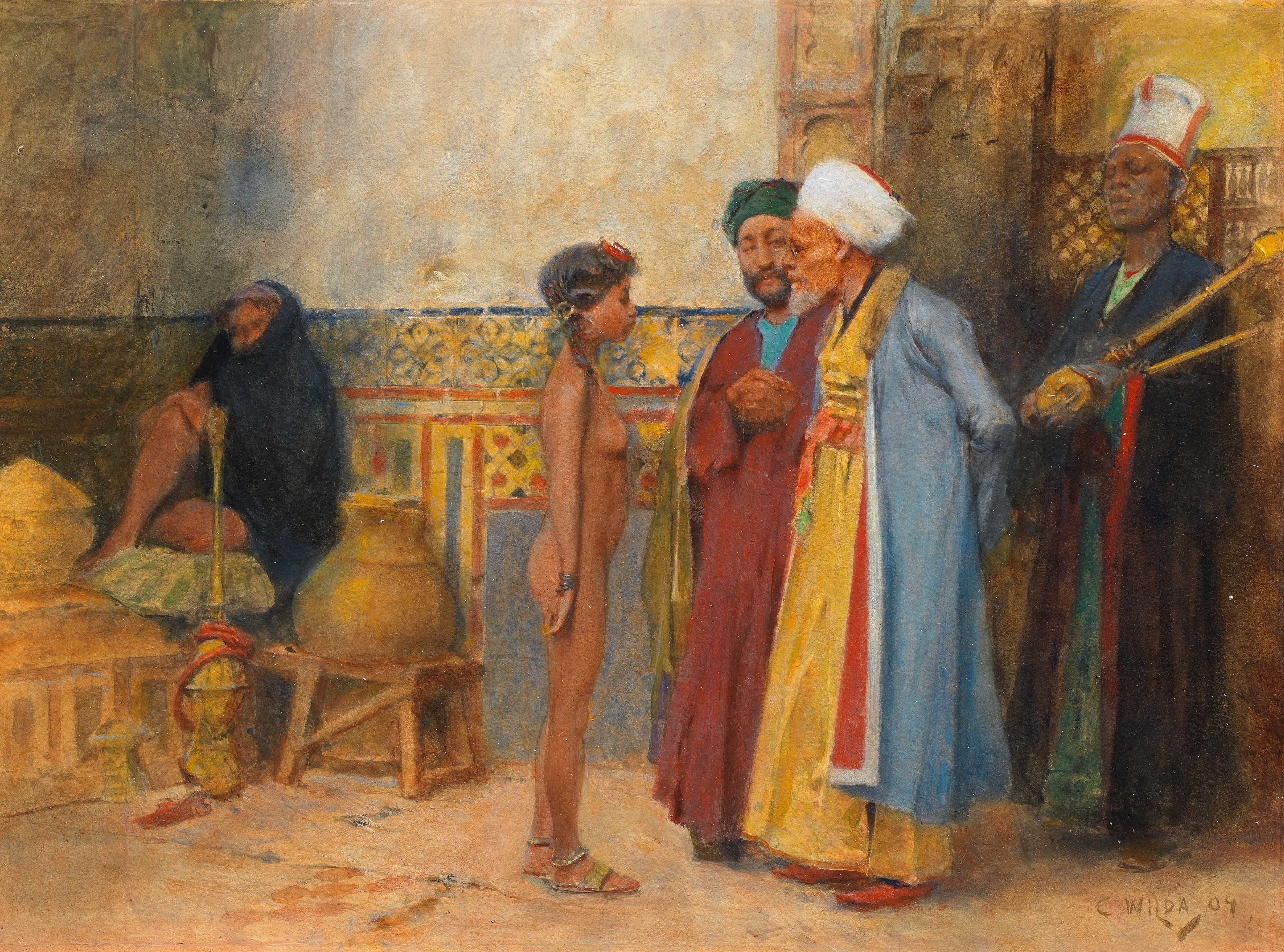 Charles Wilda - The slave girl