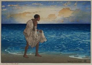 Charles William Bartlett - Hawaiian Fisherman, c. 1919