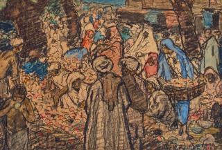 Charles William Bartlett - Indian Marketplace