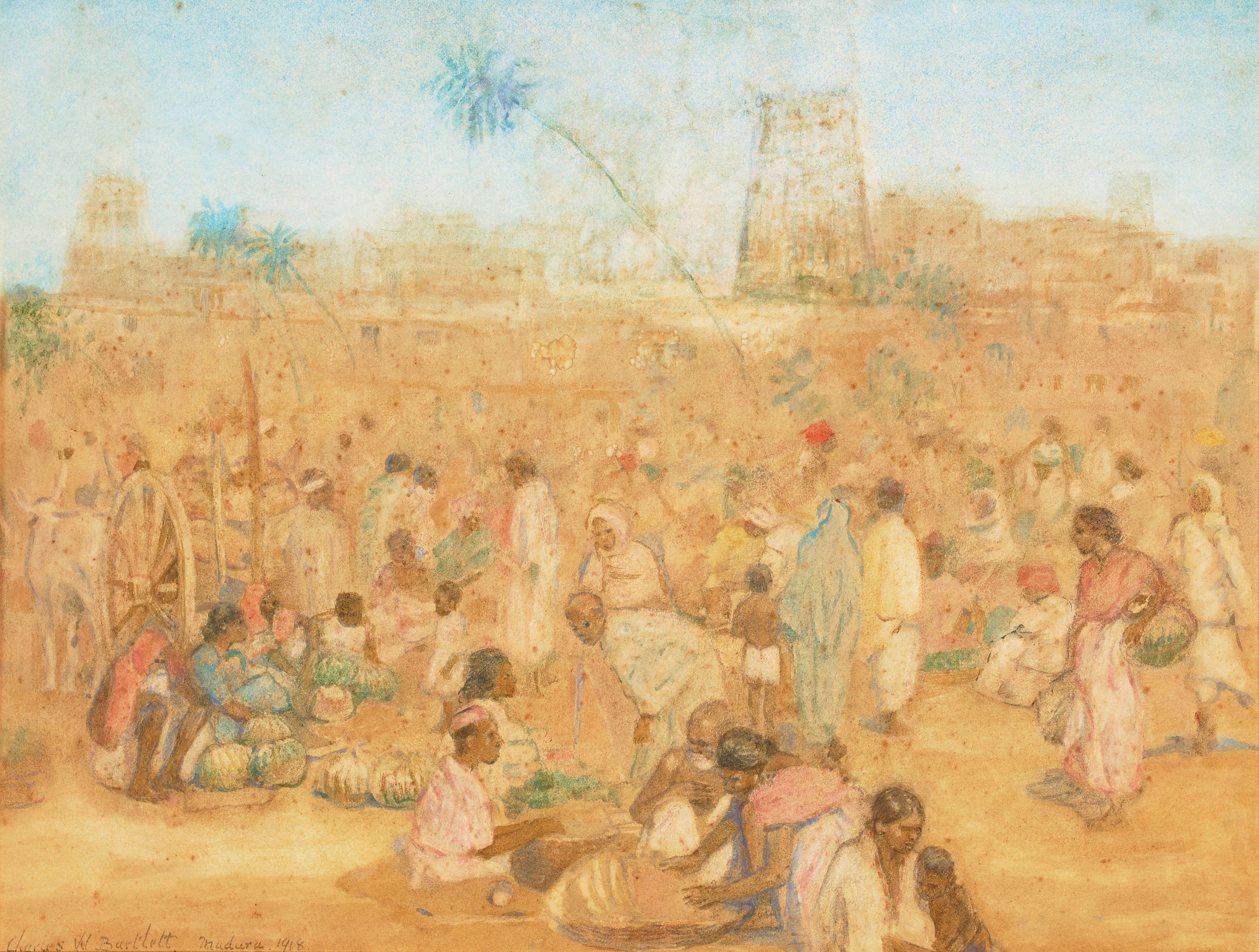 Charles William Bartlett - Market Day, Madura