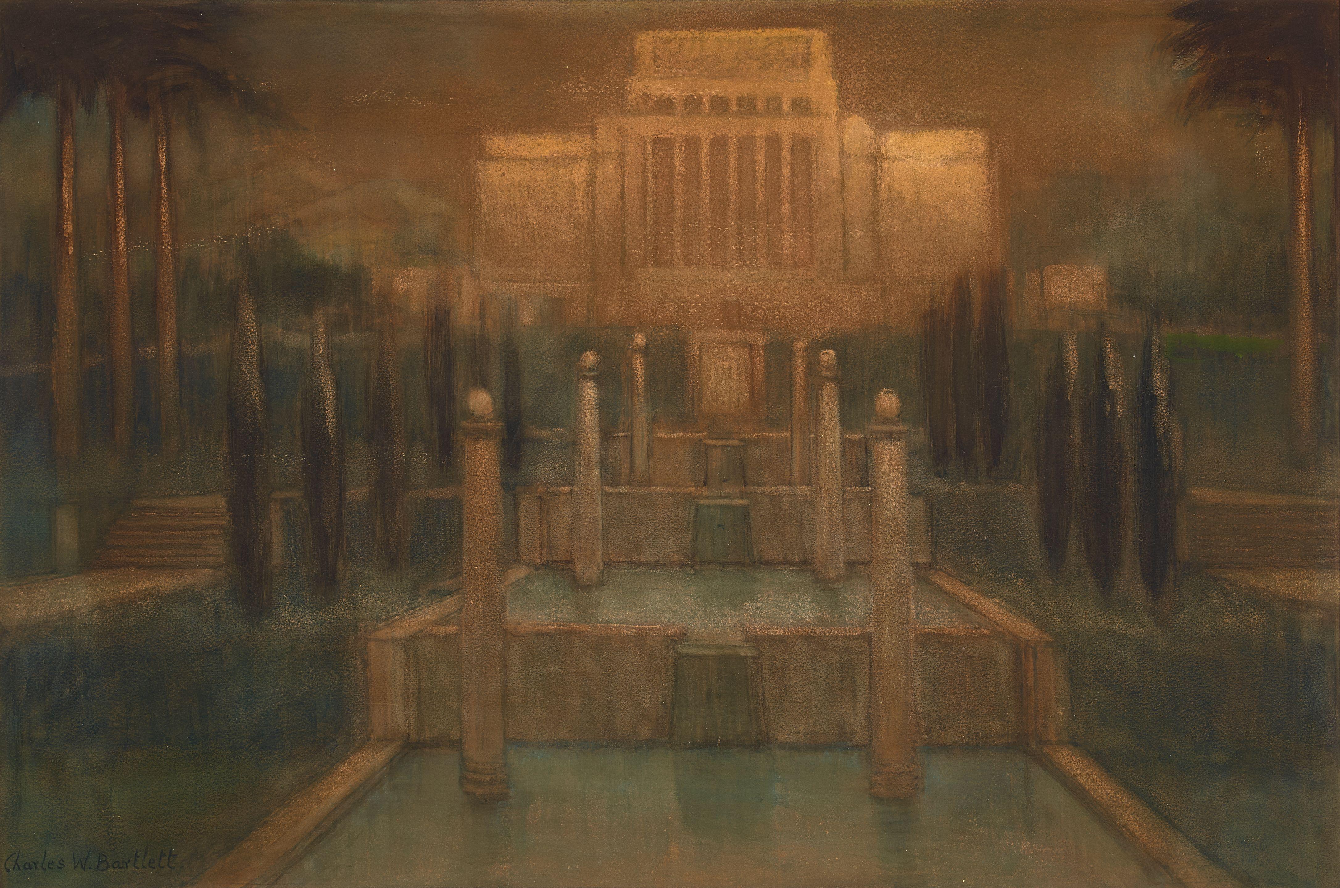 Charles William Bartlett - Mormon Temple, Lāʻie, Oʻahu