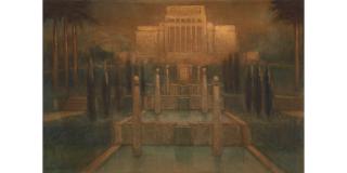 Charles William Bartlett - Mormon Temple, Lāʻie, Oʻahu