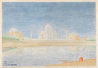 Charles William Bartlett - \'Taj Mahal, 1916\'