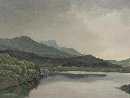 Charles Williams - At The Lake; Rocks On A Cornish Beach; Coastal Scene; And Blue Seascape