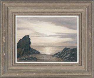 Charles Williams - Cornish Rocks; Coastal View; Low Tide, Margate; And Evening On The Beach