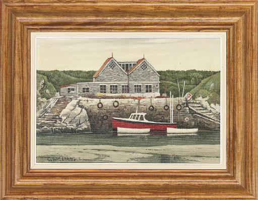 Charles Williams - Landing Stage, Crantock; An Old Boat; And Another Old Boat