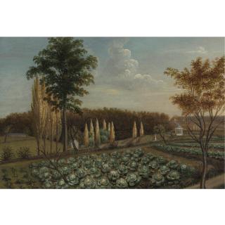 Charles Willson Peale - Cabbage Patch, The Gardens Of Belfield, Pennsylvania