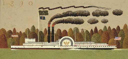 Charles Wysocki - American Steamboat