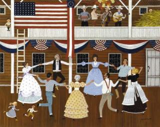 Charles Wysocki - Barn Dance